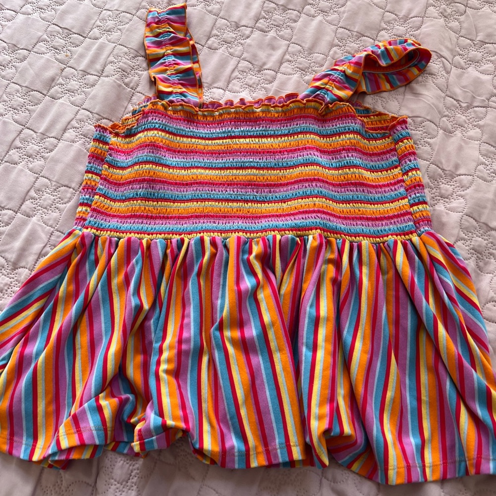 WALMART BRAND TERRA & SKY RAINBOW 🌈 TANK N SHORTS